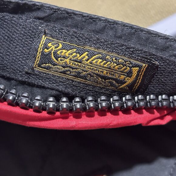 Polo Ralph Lauren Pullover Mens XL Moto Racing Red 1/4 Zip Union Jack British - Picture 5 of 15